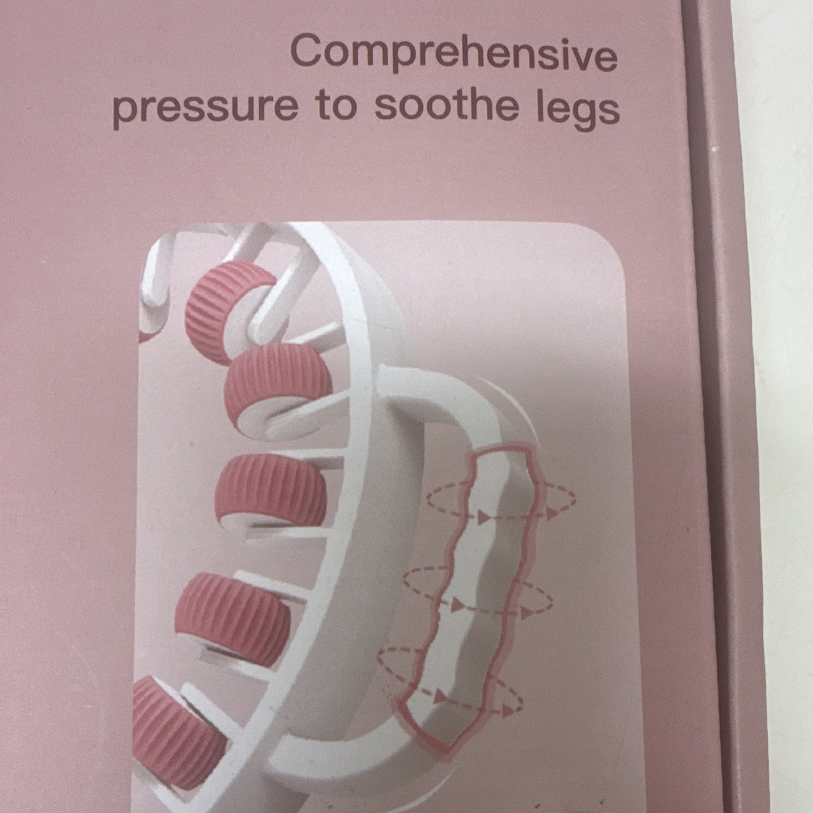 White-Everyone 360° Wrap-Around Manual Handheld Body Massage Roller NX-YXAM