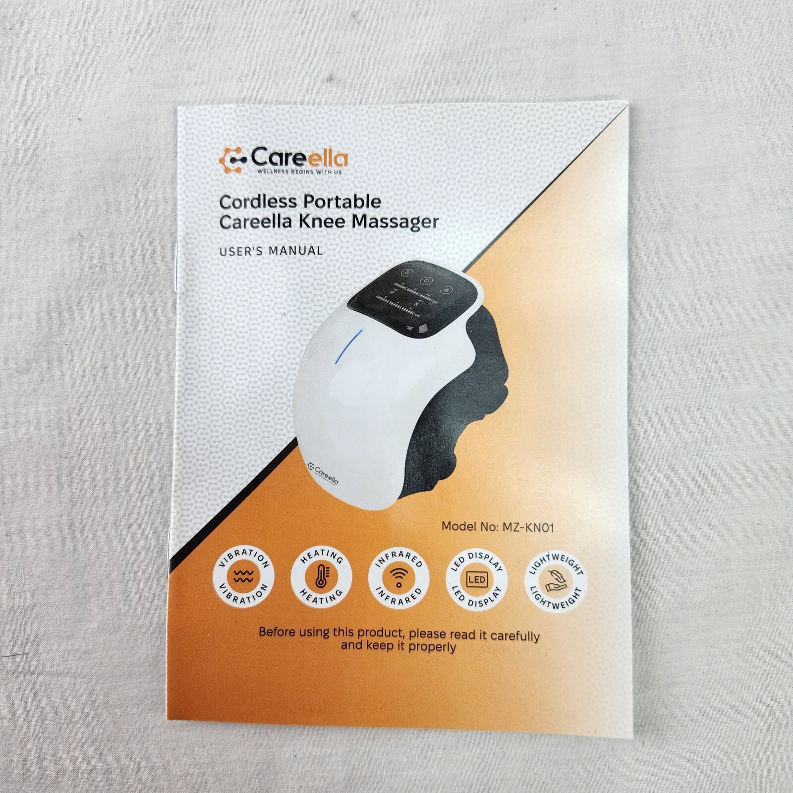 Knee Massager Heat and Infrared w/Tote & Charging Cable