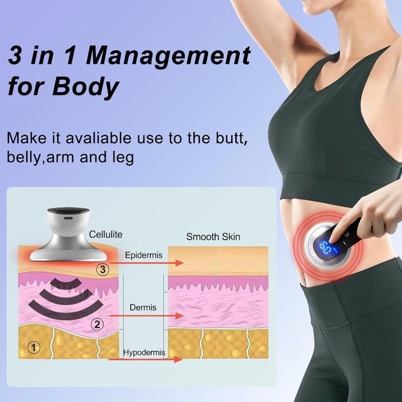 Body Shaping Machine Belly Arm Cellulite Stretch Mark Massager Tightening openbo