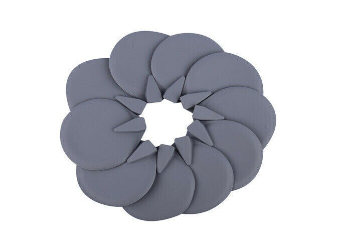 5 Pair 6.5cm Round Electrode Pad Replacement Pads For Microcurrent Machine