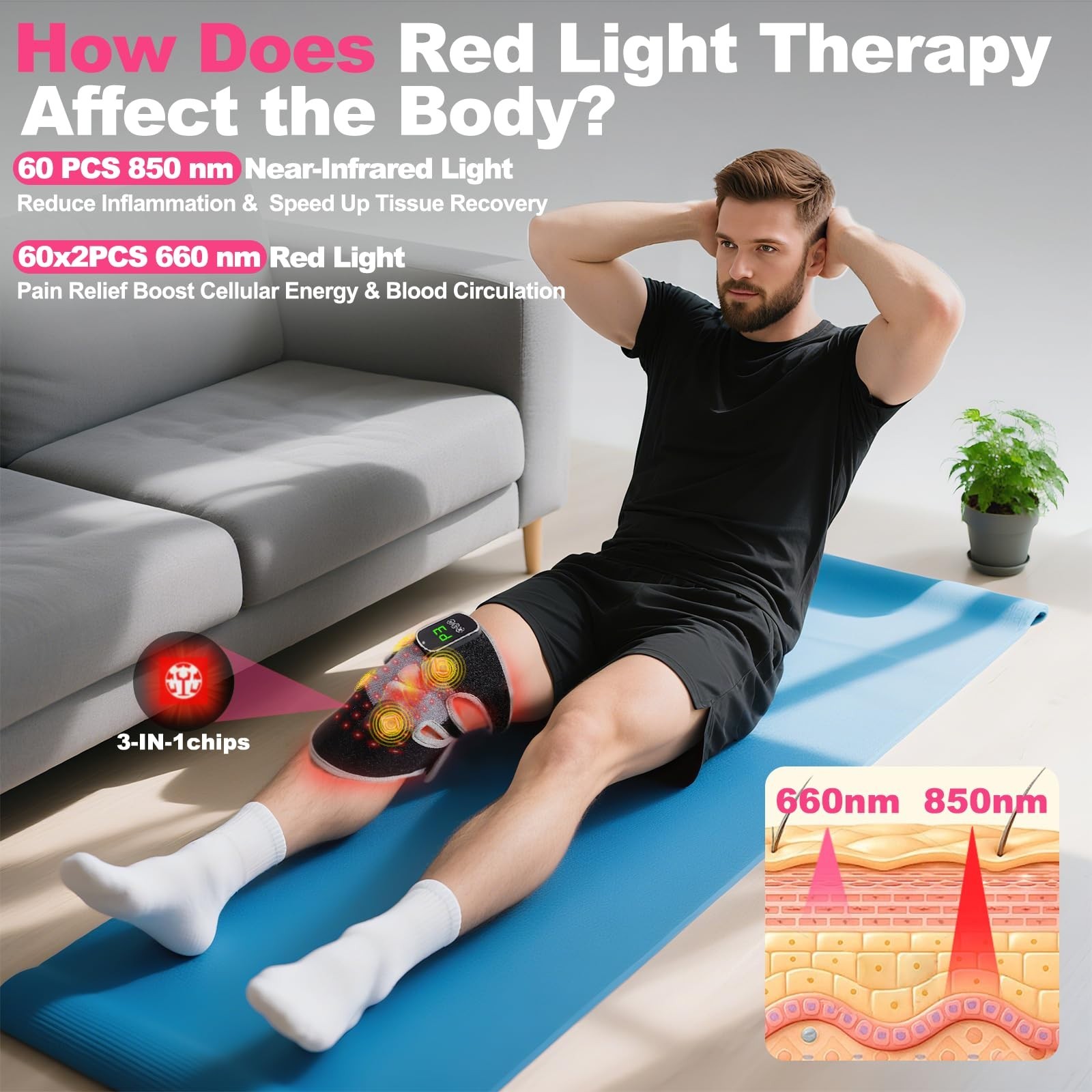 3D Knee Massager