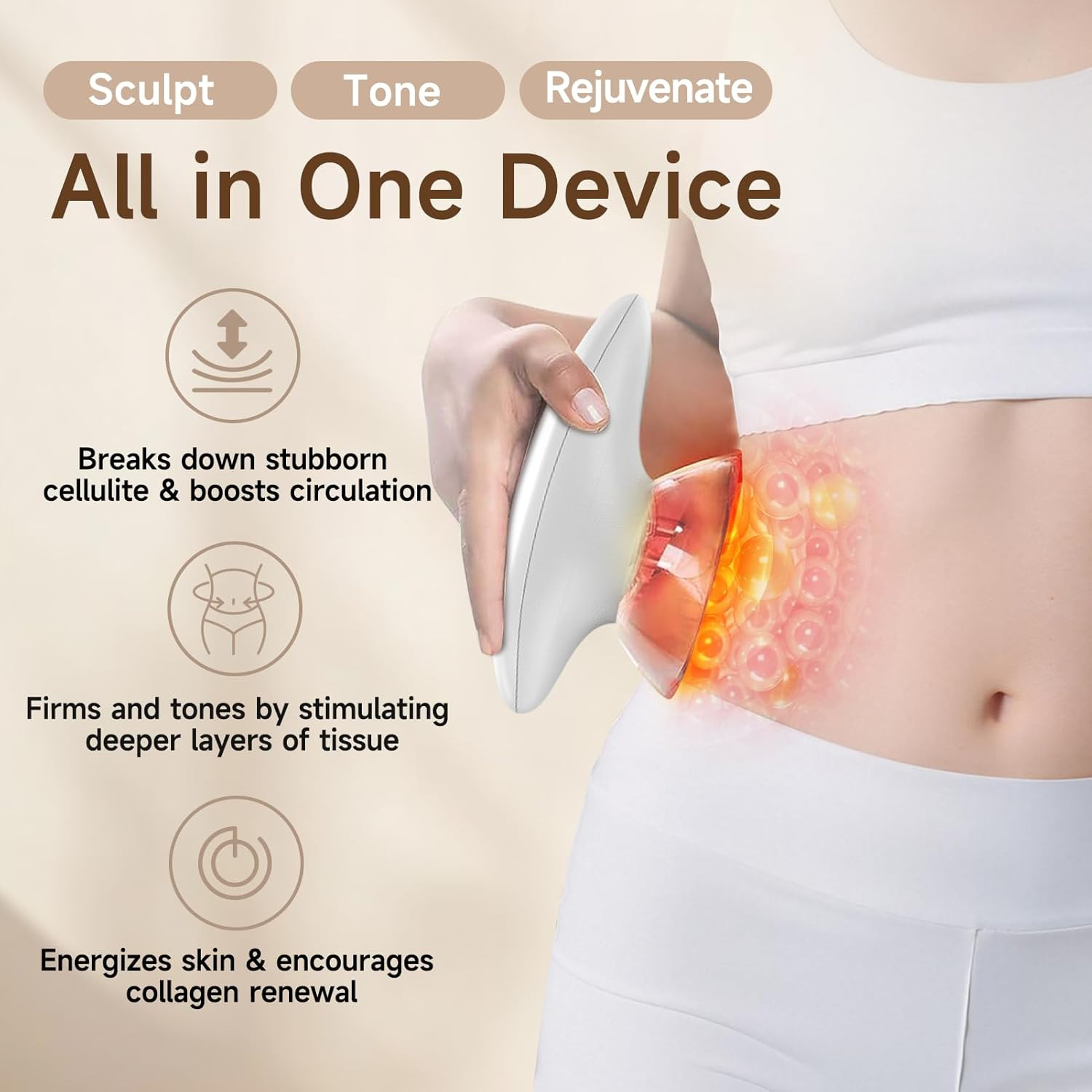 Professional Electric Body Shaping Instrument for Body Burn Fat Massage Device