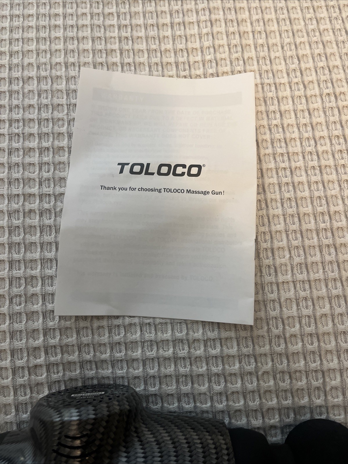 TOLOCO Percussion Massage Gun | TO-M63 – 10 Interchangeable Heads – For Parts
