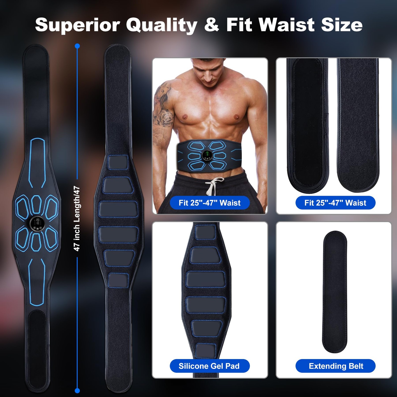 Gnisang FDA Cleared – MHD TENS Muscle Stimulator Electronic Abs Muscle Toner …