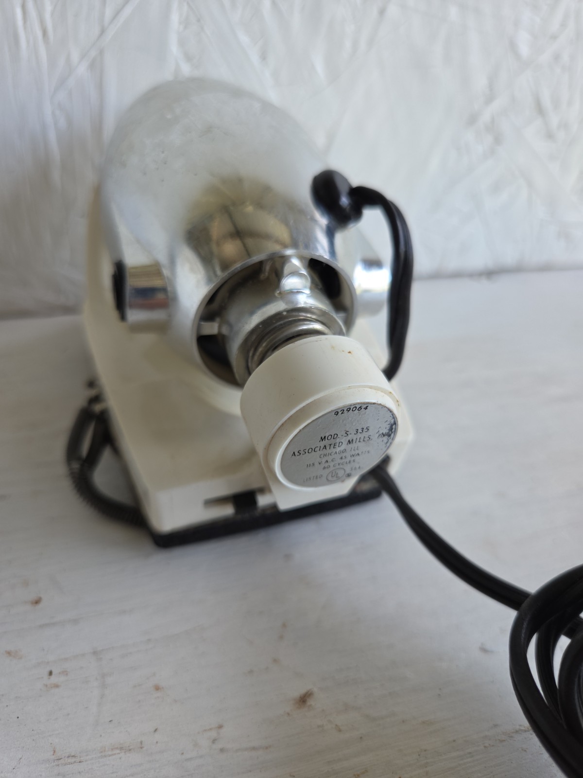 Vtg Pollenex Health Club Swedish Style Massager Model S-335 1 Speed Handheld