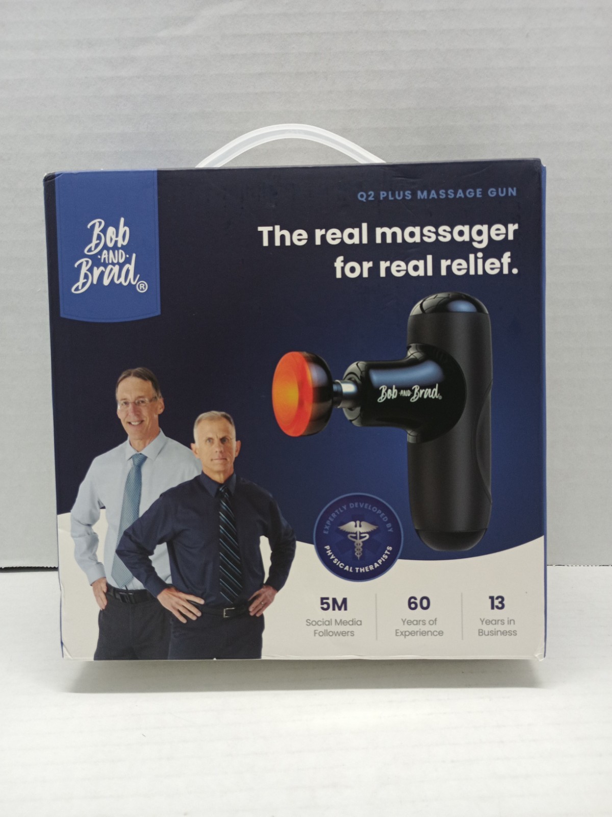 BOB AND BRAD Q2 Pro Mini Massage Gun Heat and Cold Head Pain Relief Therapy