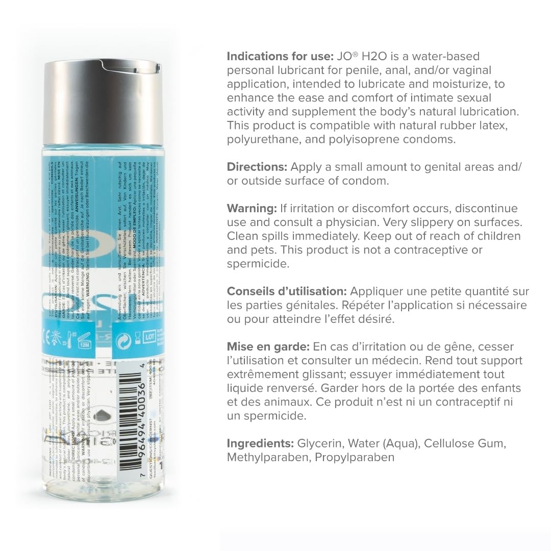 Original Water Based Lube – Personal Lubricant for Sex, Vaginal Lubrication …