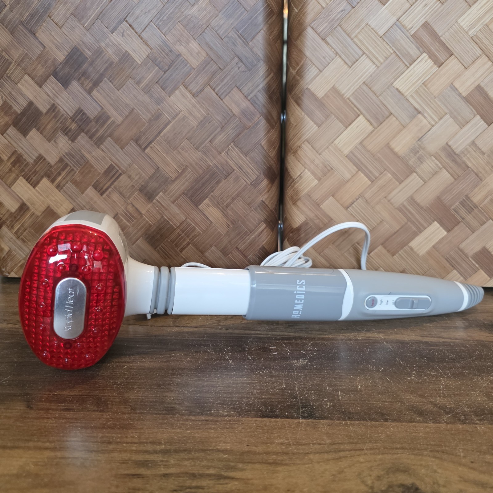 Homedics Long Reach Full Body Massager HHP-225H-THP Foldable Rapid Heat Works