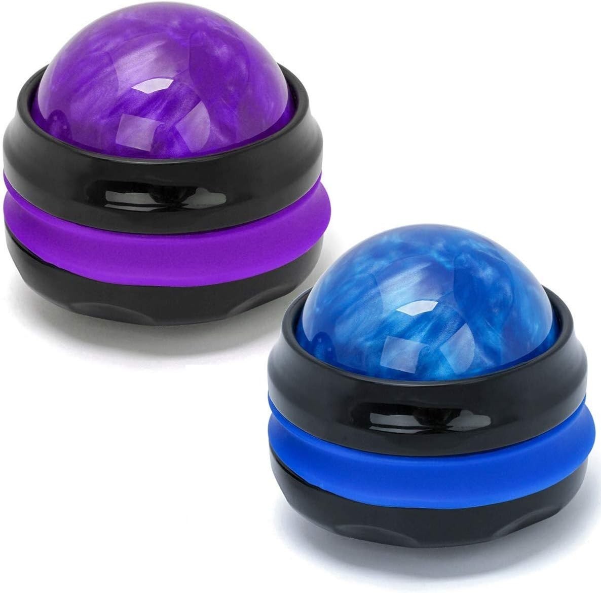 Massage Ball, , 2-Pack Handheld Self Massage Therapy and Relax Full Body Tool…