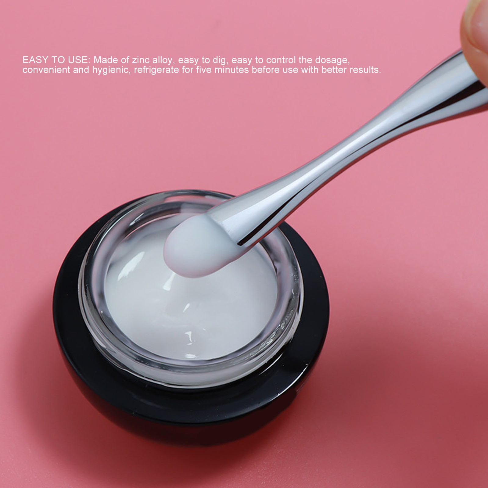 ­Eye Cream Massage Stick Silver Magnetic Double Head Eye Cream Applicator For