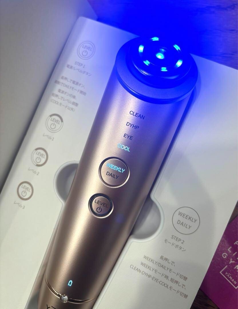 YA-MAN RF Facial Equipment M18-YL Pink Champagne Photo Plus Shiny With Box JAPAN