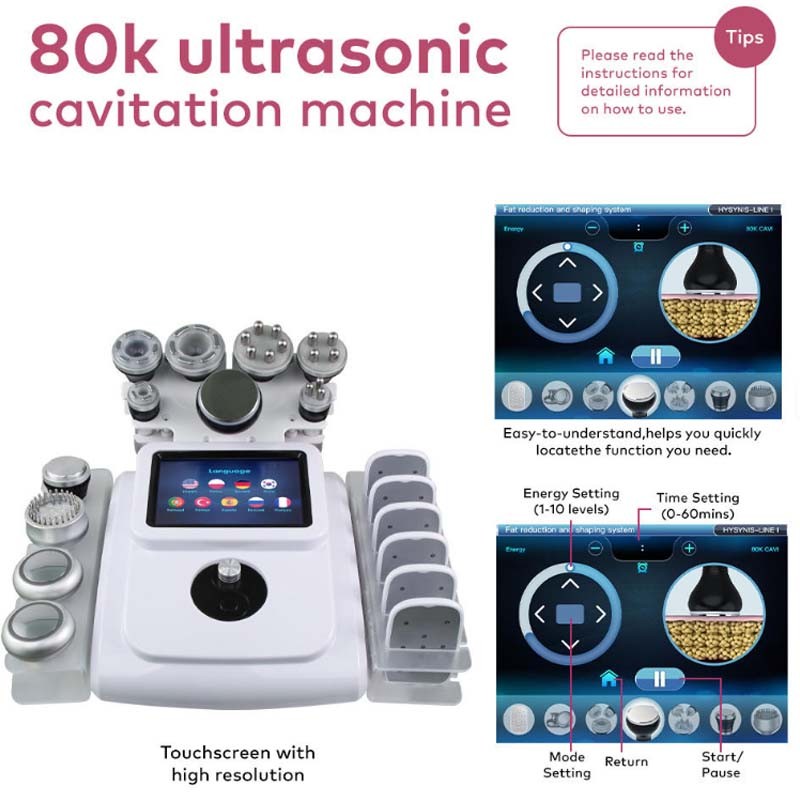 11 in 1 80K Multifunctional Body Slim Fat Removal Beauty Machine