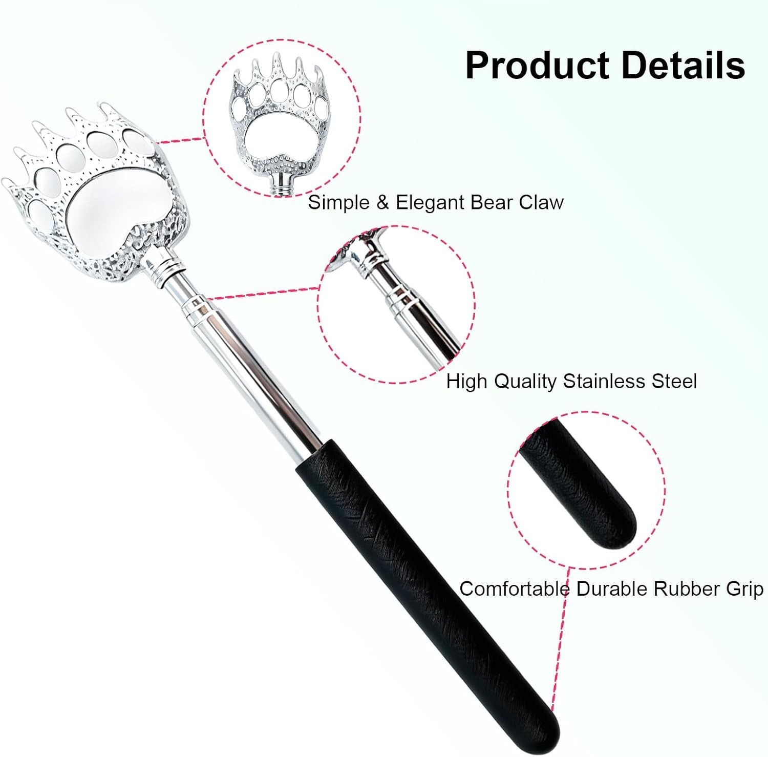 Lightweight Extendable Back Scratchers – Perfect Christmas Stocking Stuffers