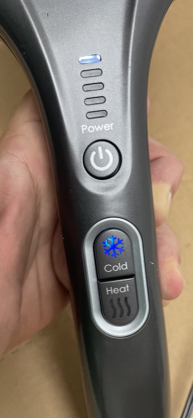 HoMedics Dual Temp Percussion Pro Hot Cold Massager HHP-500H Tested Clean Works