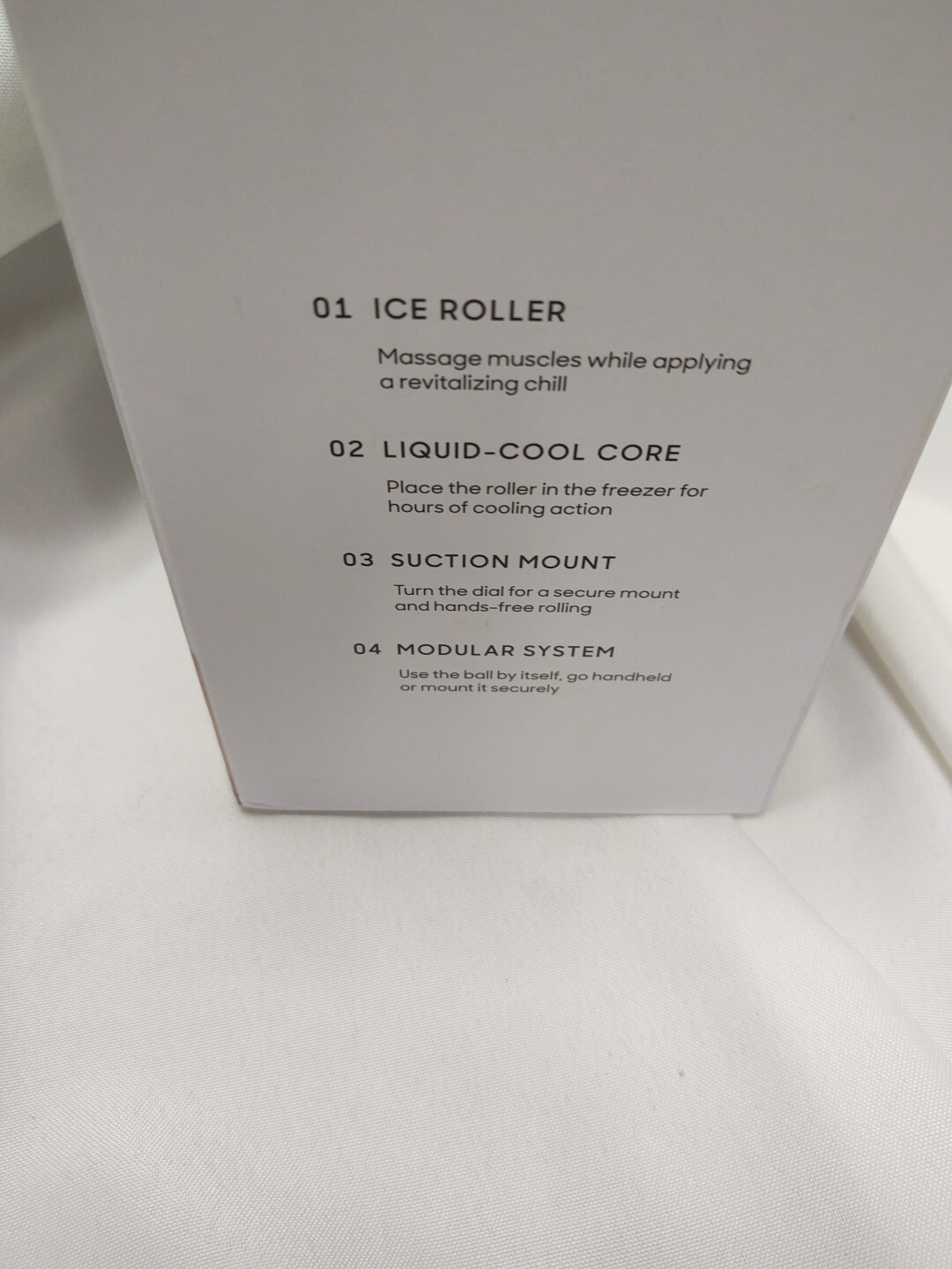 Sharper Image Ice Therapy Massage Ball with Suction Wall Mount, Liquid-Cool Core