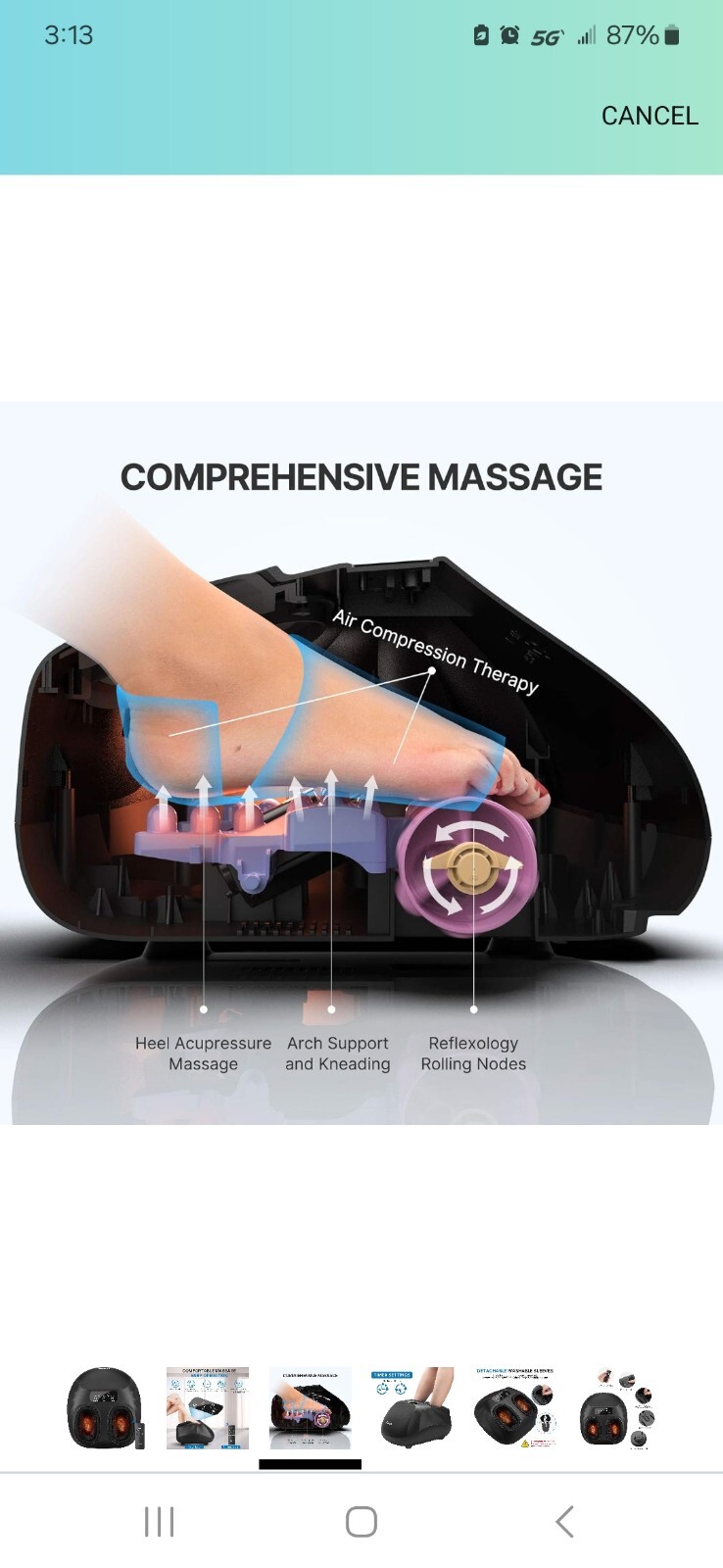 RENPHO RF-FM059 Foot Massage Machine