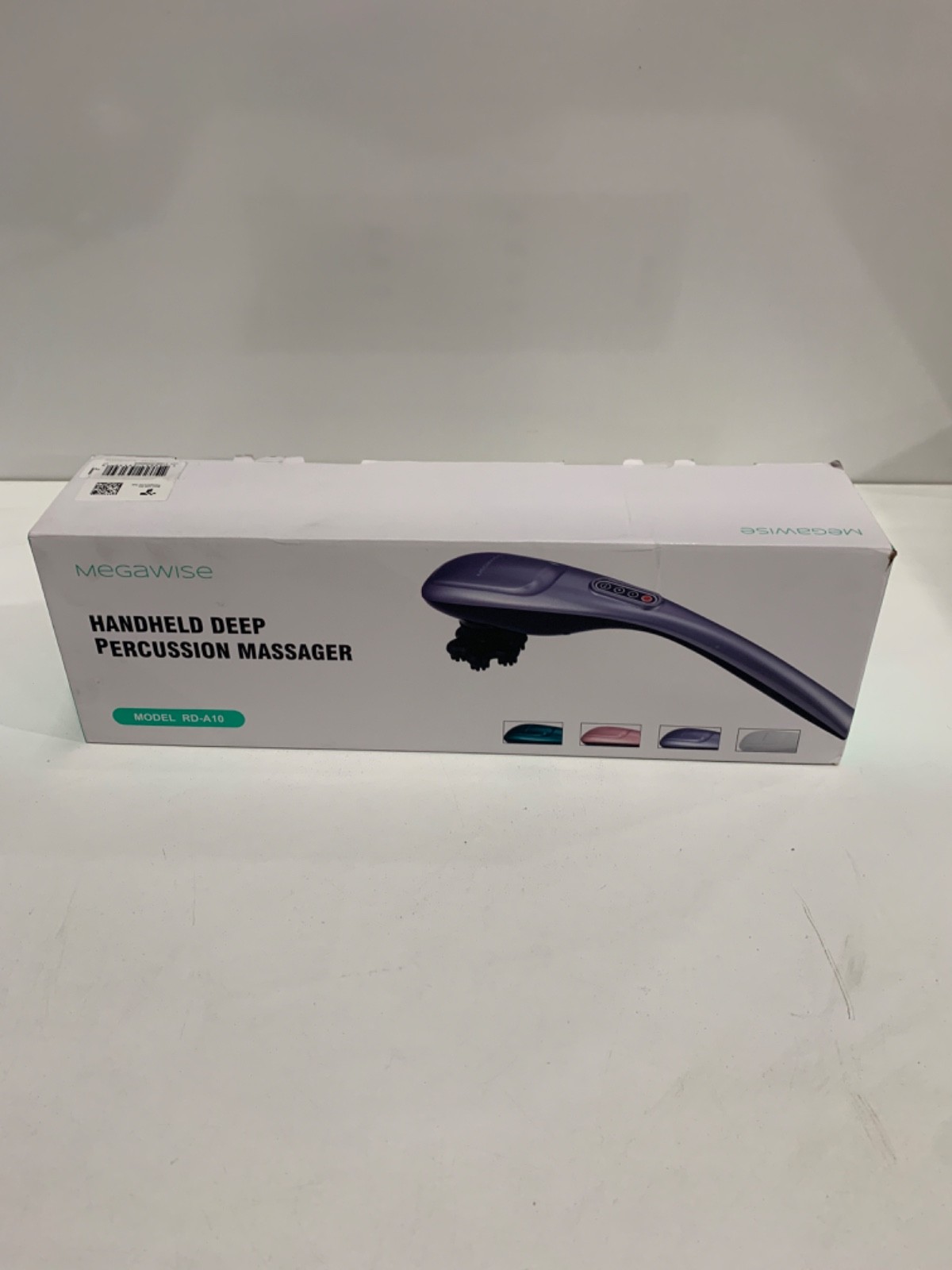 MEGAWISE Handheld Back Massager | Deep Tissue Percussion Massage for Back & Neck