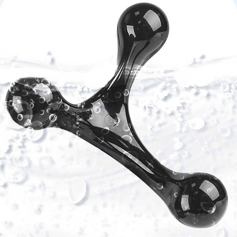 Manual Massager Arch Body Massager Three Ball Back Massager for Face Arm
