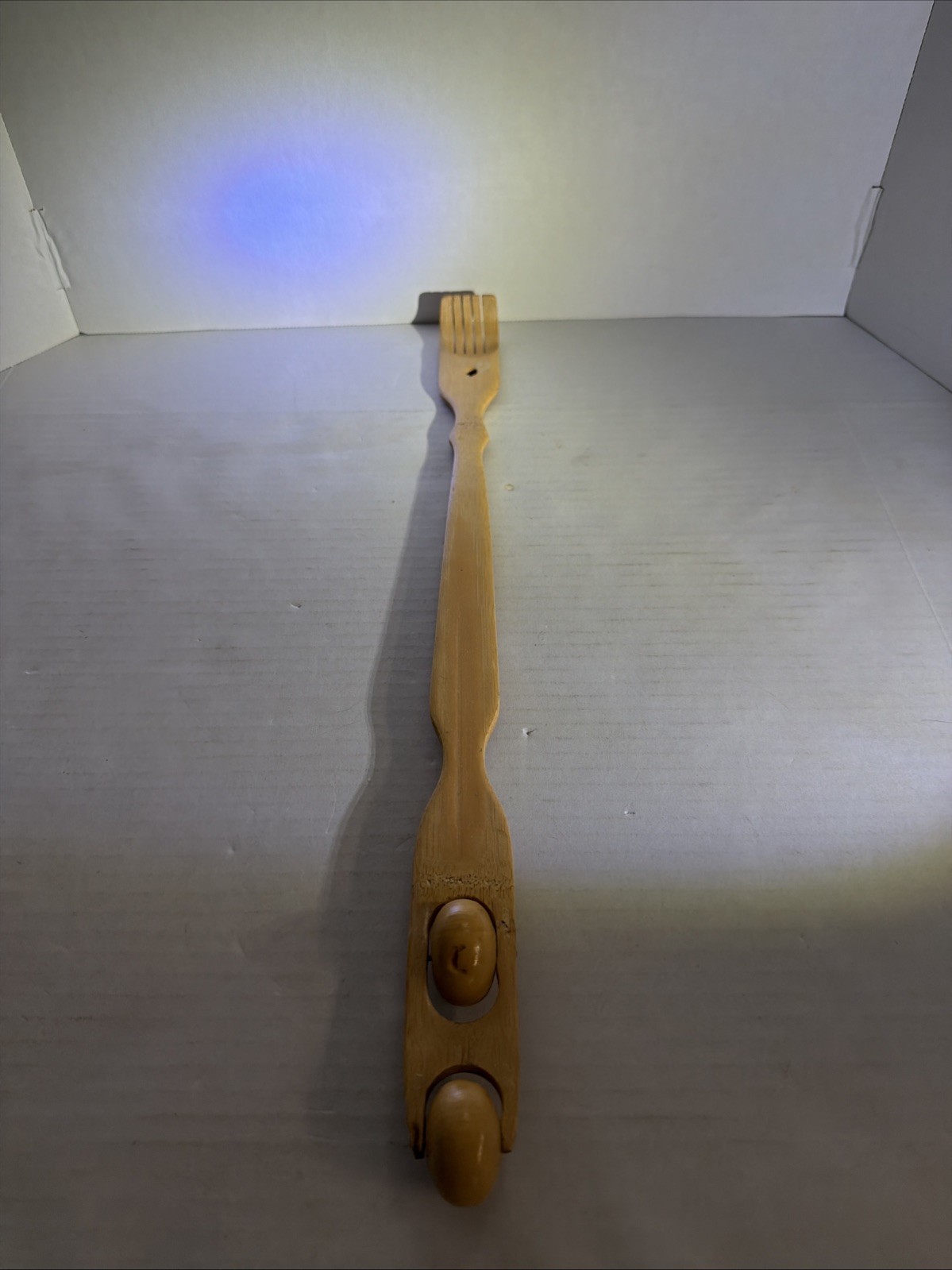Bamboo Back Scratcher and Body Roller Massager 2 in 1 -19” long