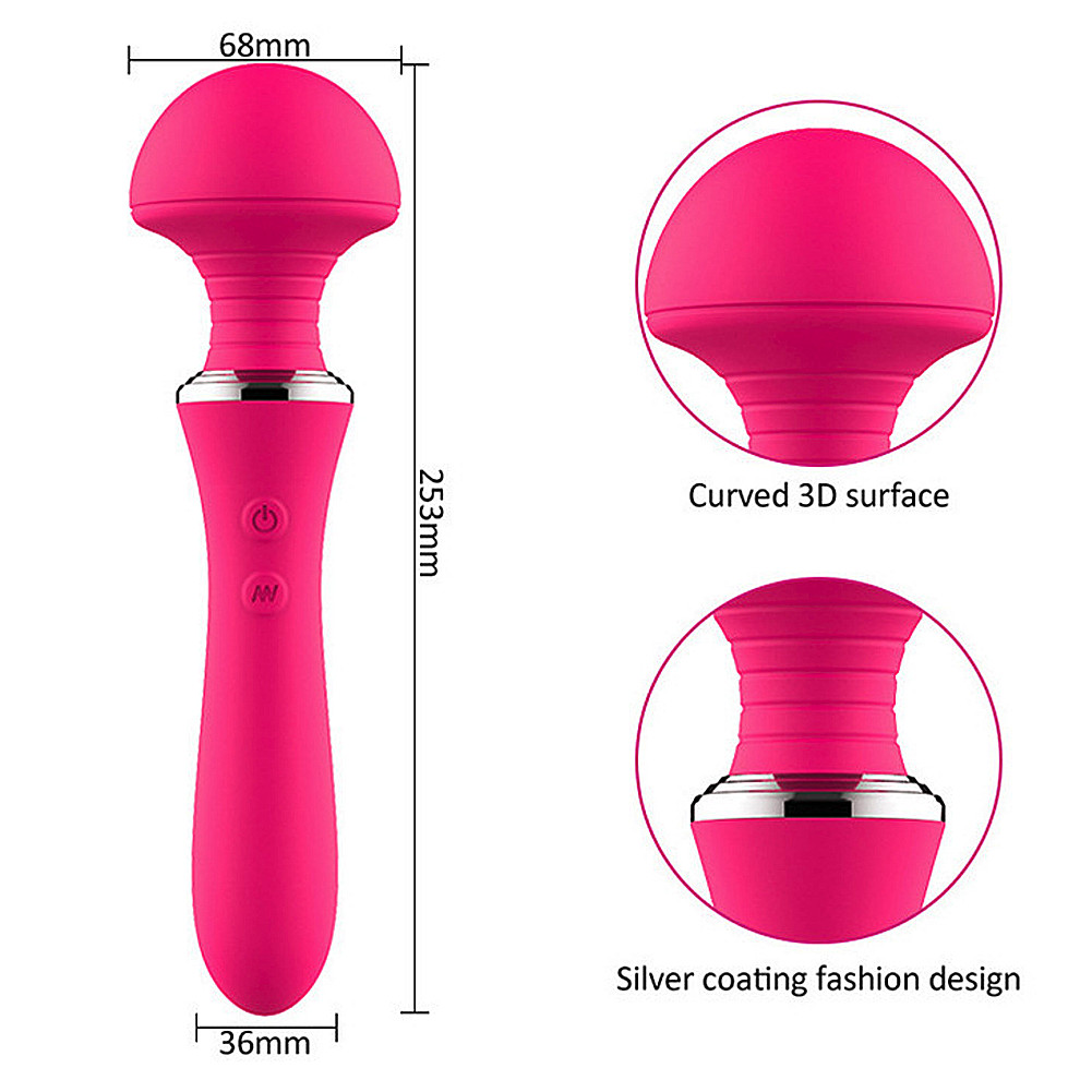 Handheld Massager 12 Speed Wand Vibrating Massage Full Body Therapy Motor Gifts