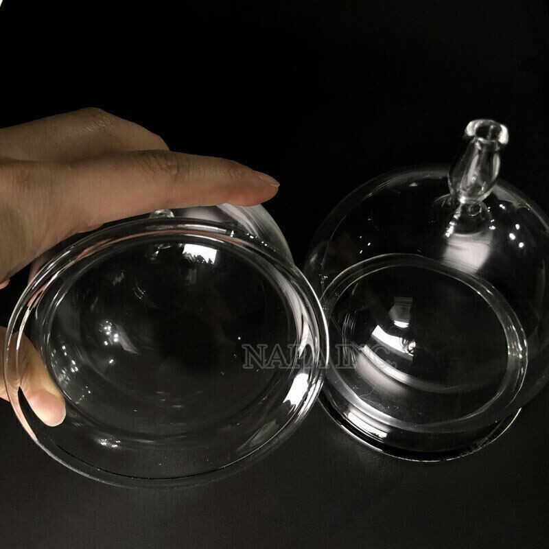2PCS 90mm Glass Vacuum Cupping Cups Replacement For Vacuum Spray Beauty Machine