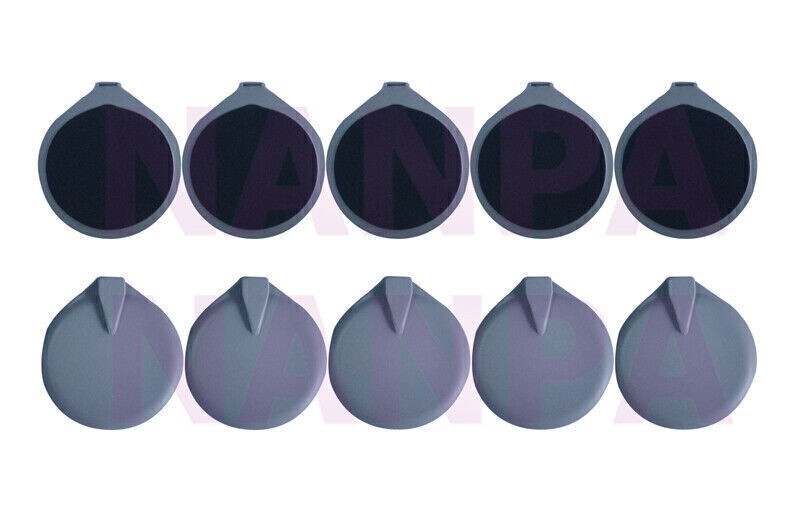 5 Pairs Reusable Rubber Replace Electrode Pads For Microcurrent Body Shape Unit