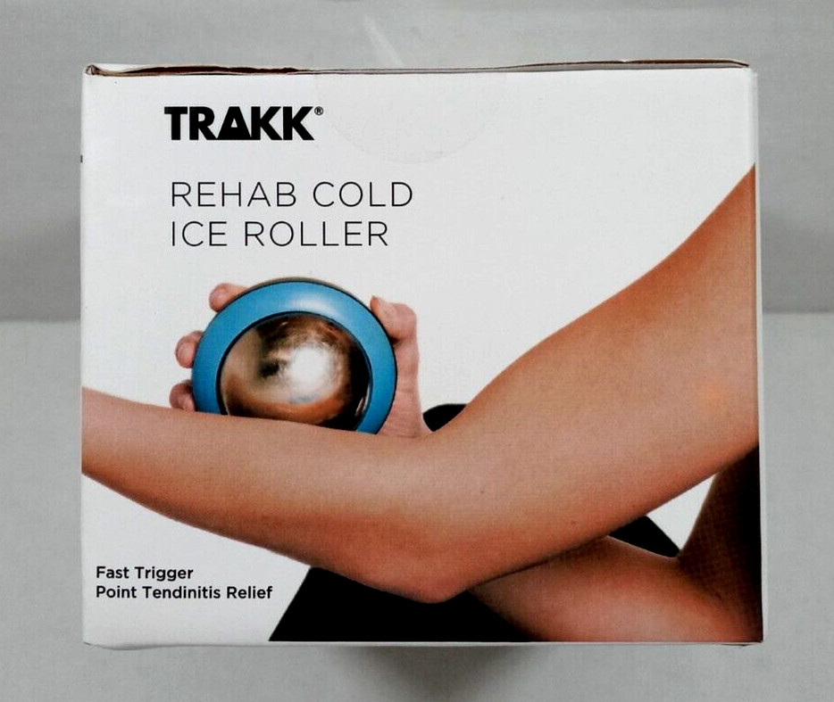 TRAKK Rehab Cold Ice Trigger Point Massage Roller Relief TR-CRYOBALL-100 NEW