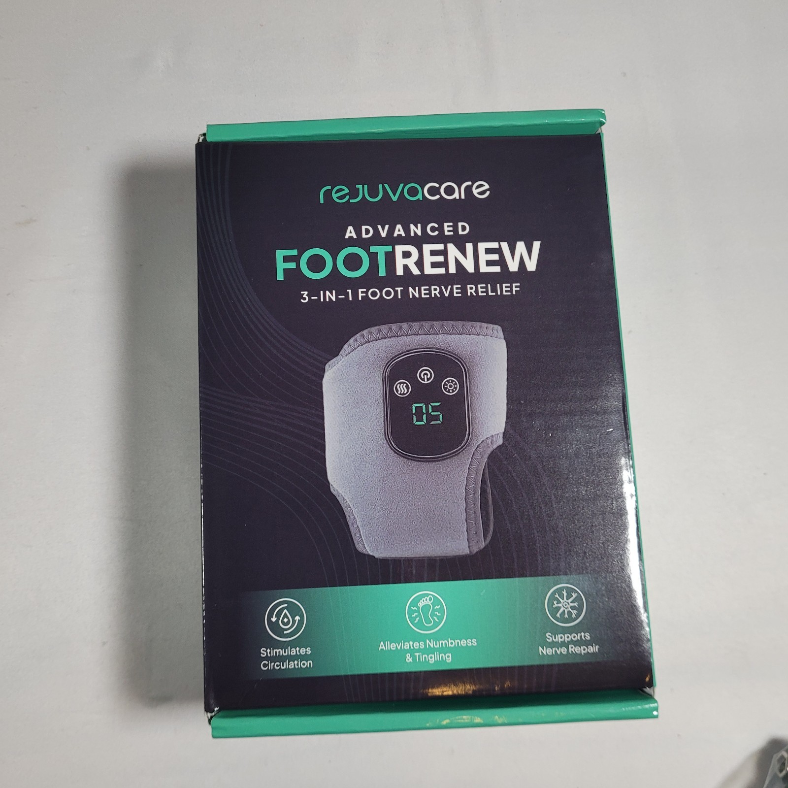 RejuvaCare Advanced Foot Renew 3-in-1 Foot Nerve Relief Massager w/ Box Cord