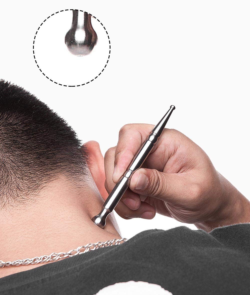 Deep Tissue Massage Tool – Stainless Steel Acupuncture Pen for Pain Relief & Rel
