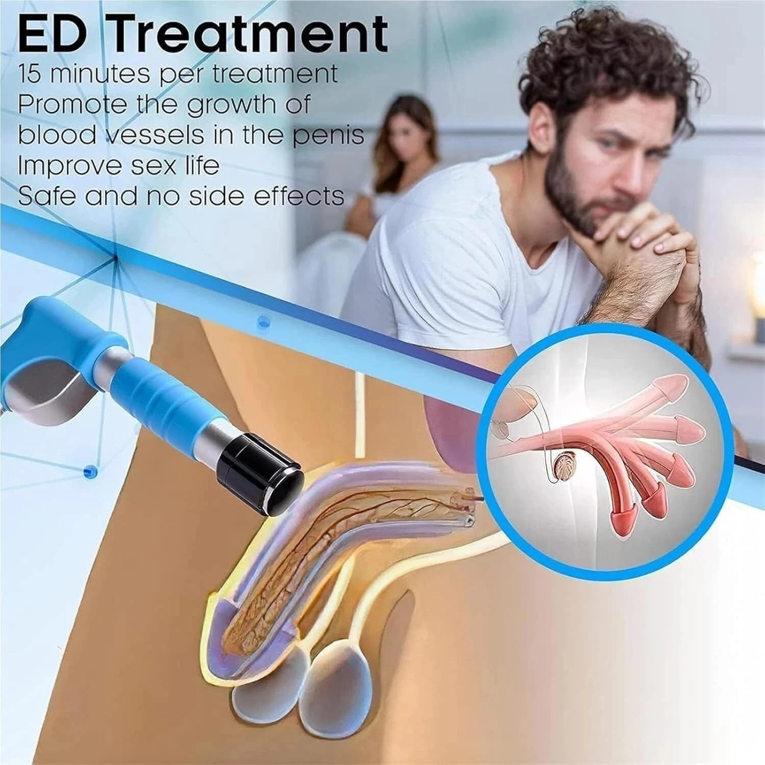 2026 ED Shockwave Therapy Machine Body Massage For Muscle Pain Removal Treatment