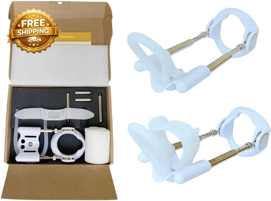 White Penile Traction Device Effective Penile Enlargement Stretching Exercise