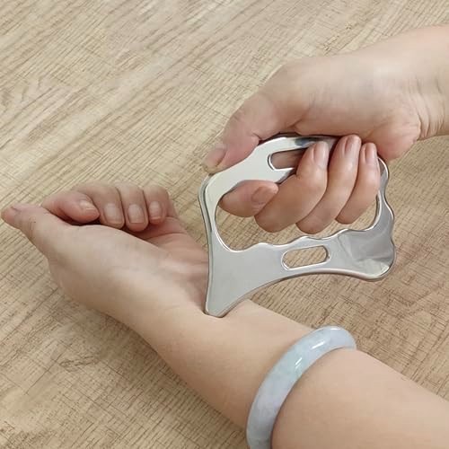 2 in 1 Stainless Steel Gua Sha Muscle Scraper Set – Physical Therapy & Massage T