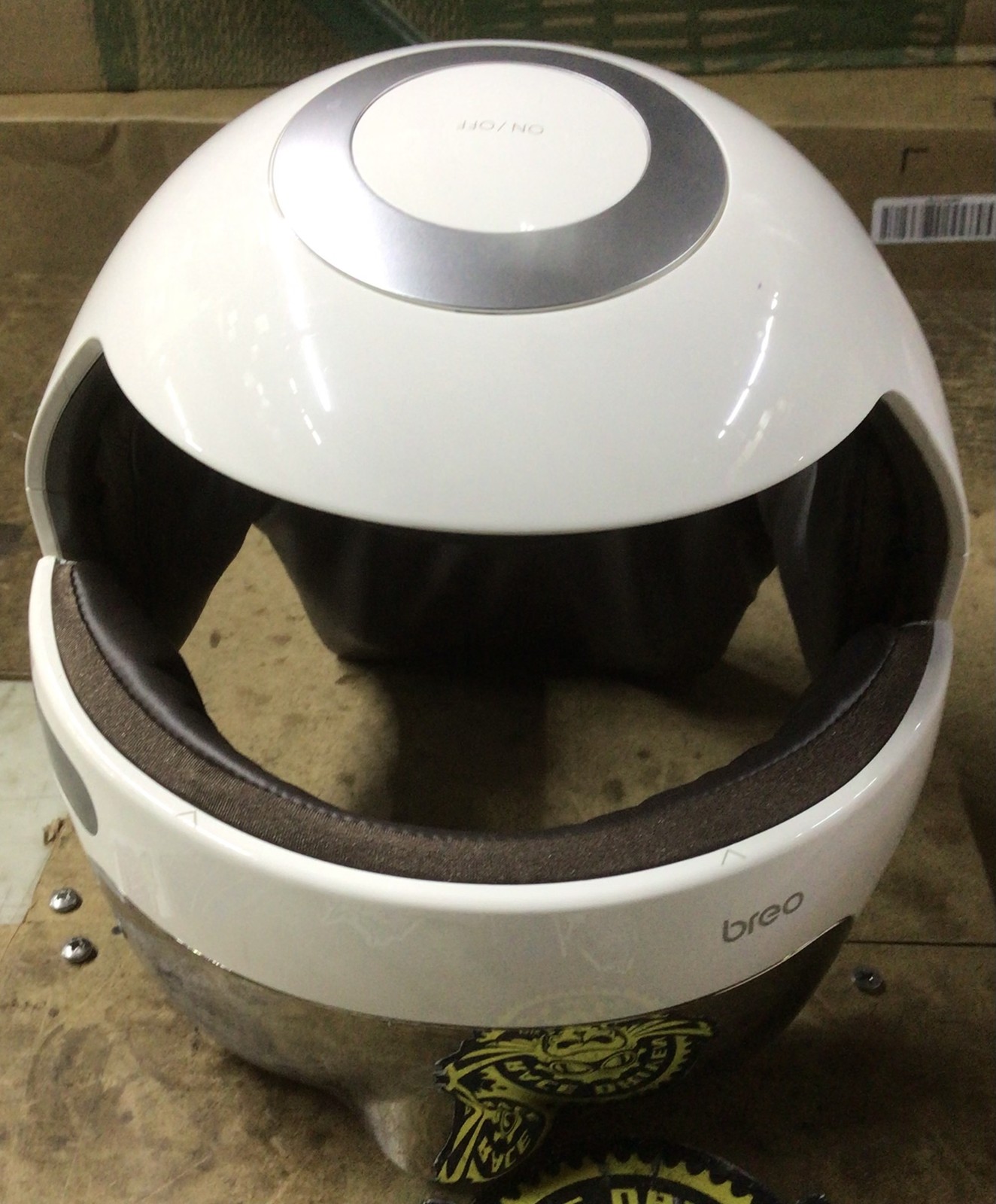 Breo iDream5s Electric Head Massager, Eye & Neck Massage Helmet Heated