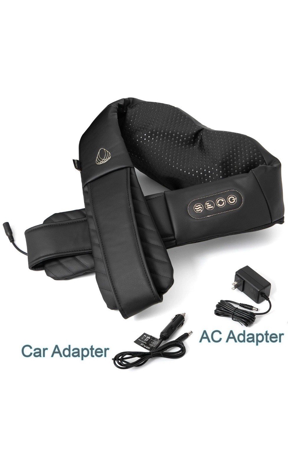InvoSpa Shiatsu Back Shoulder and Neck Massager with Heat – Deep