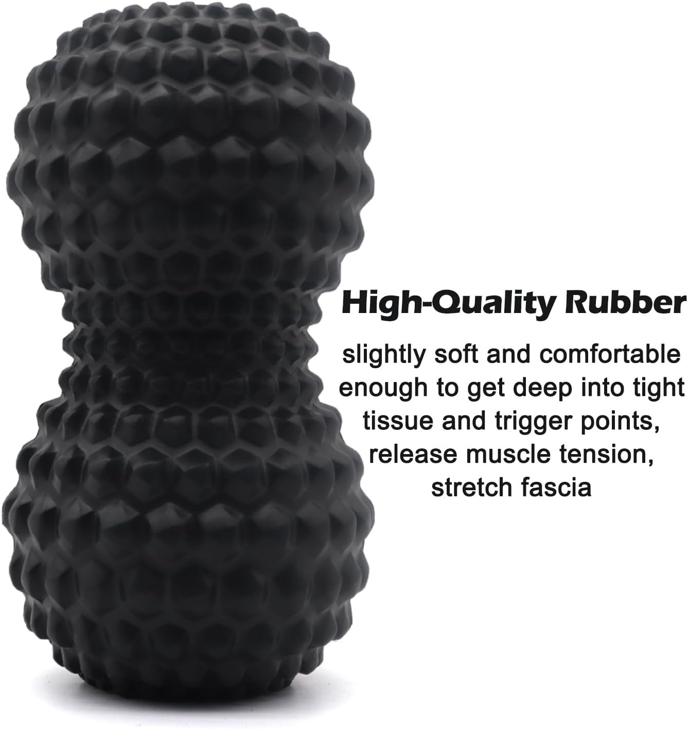 Peanut Massage Ball, Double Lacrosse Massage Roller Ball for Deep Tissue Musc…