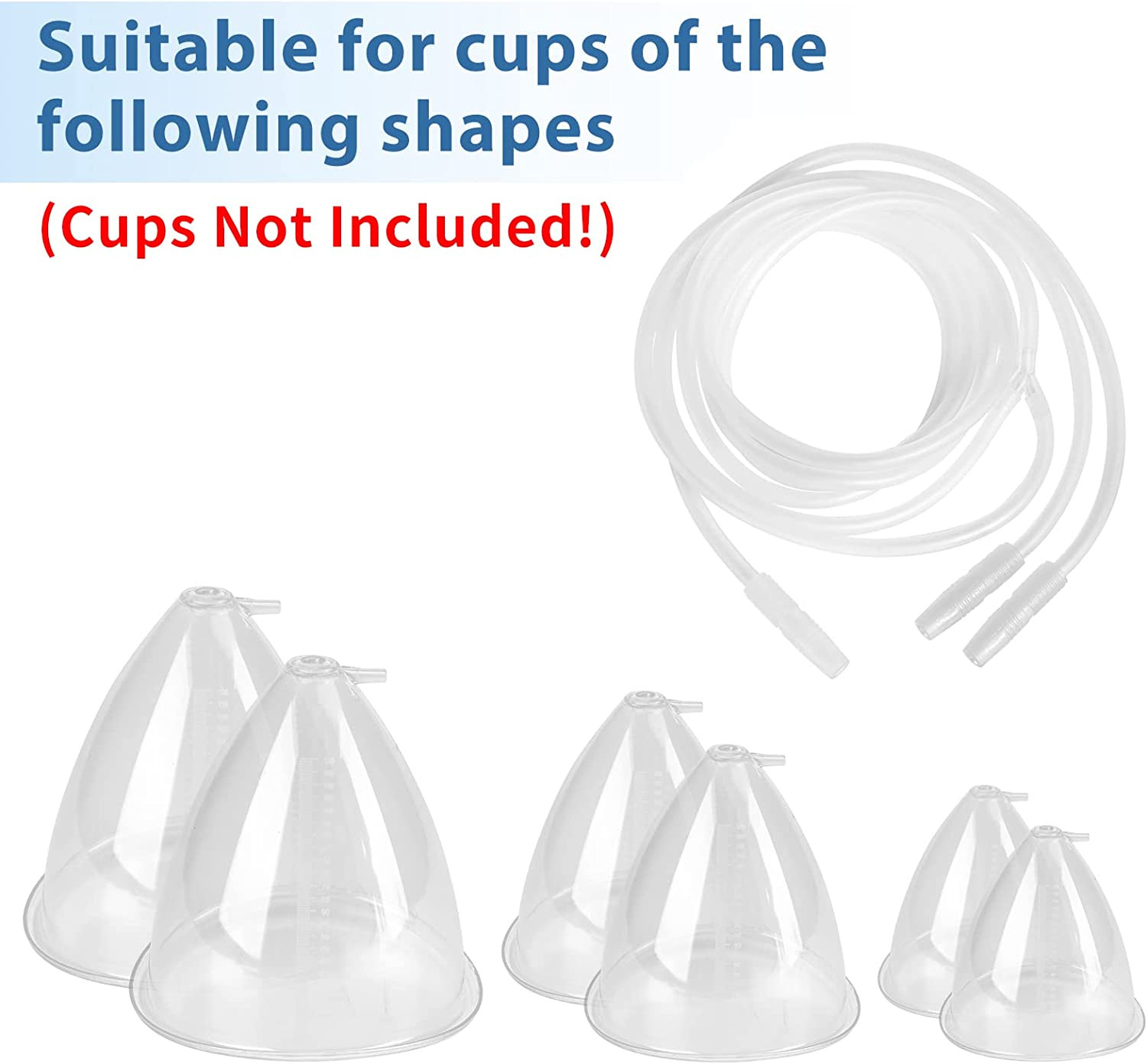 Vacuum Cupping Machine Accessories Yofuly Premium Silicone Y-Type Hose Tubing