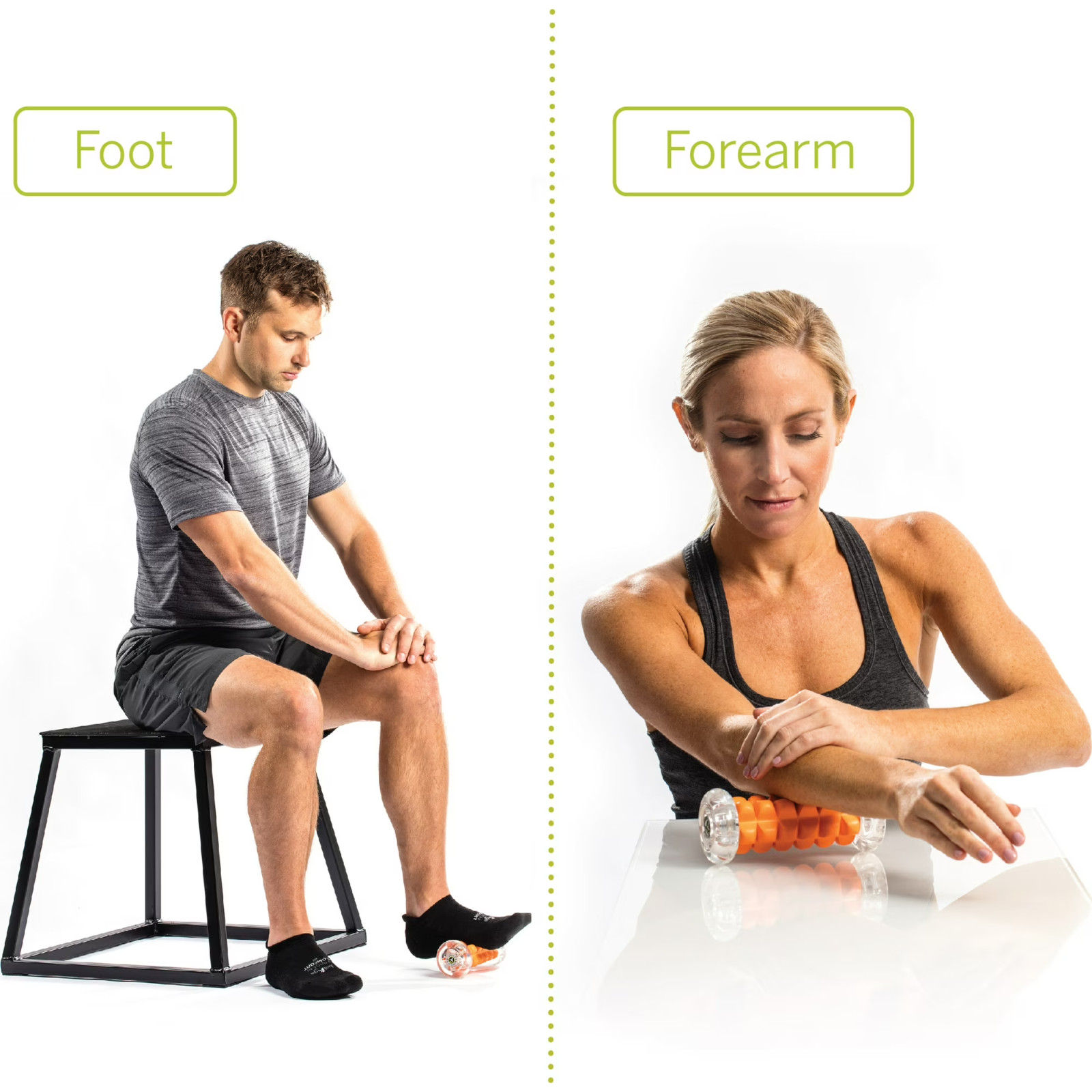 TRIGGERPOINT TRIGGER POINT PERFORMANCE NANO FOOT ROLLER MASSAGER – ORANGE