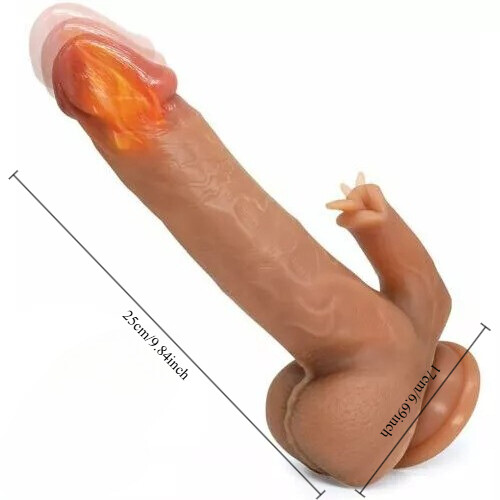 Multispeed-Thrusting-Massager-9inch-Realistic-Heating-Vibrator–High-Quality-NEW