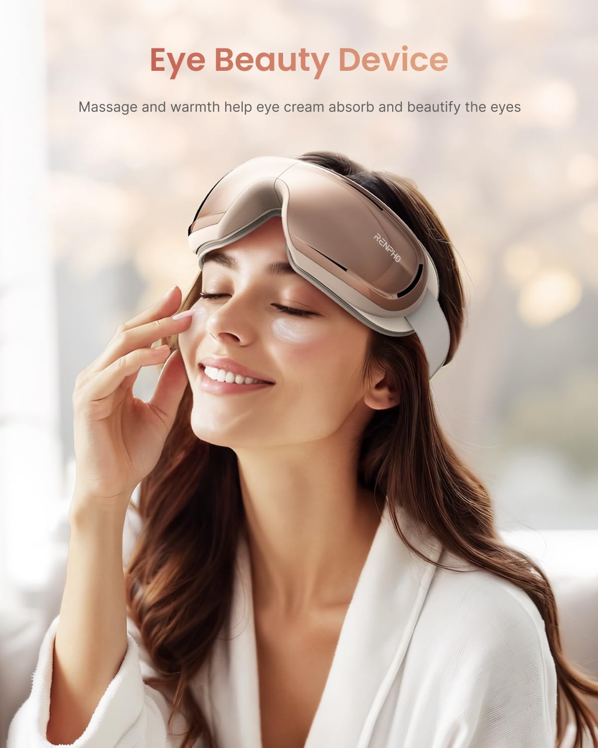 RENPHO Eyeris 3 Eye Massager with Heat and Cooling, Birthday Valentines Day G…