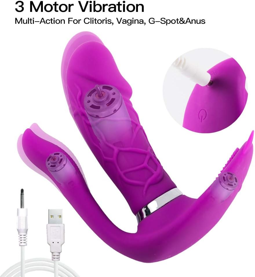 Adult Toy for Women Pleasure Licking Wearable Vibrator Smooth Flexible Silicone