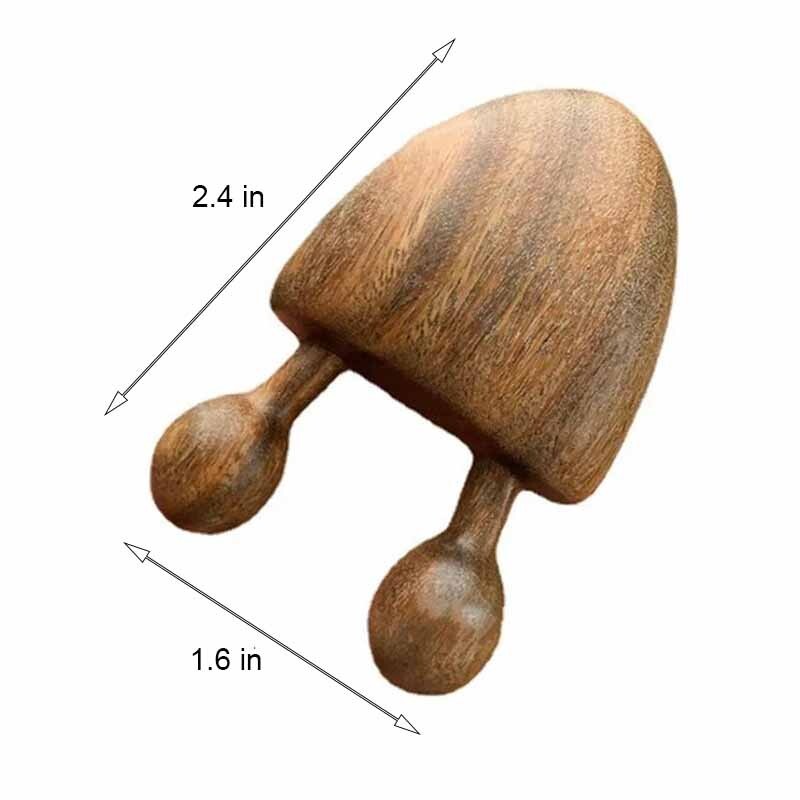 Natural Green Sandalwood Scraping Massage Tool Facial Eye Neck Massager