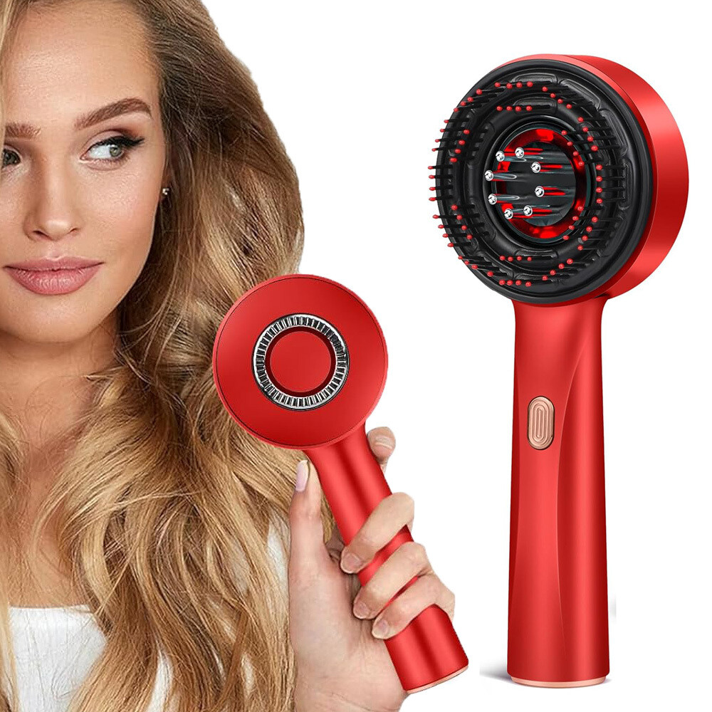 Red Light Therapy Hair Oil Applicator Electric Scalp Massager Brush Massage Comb