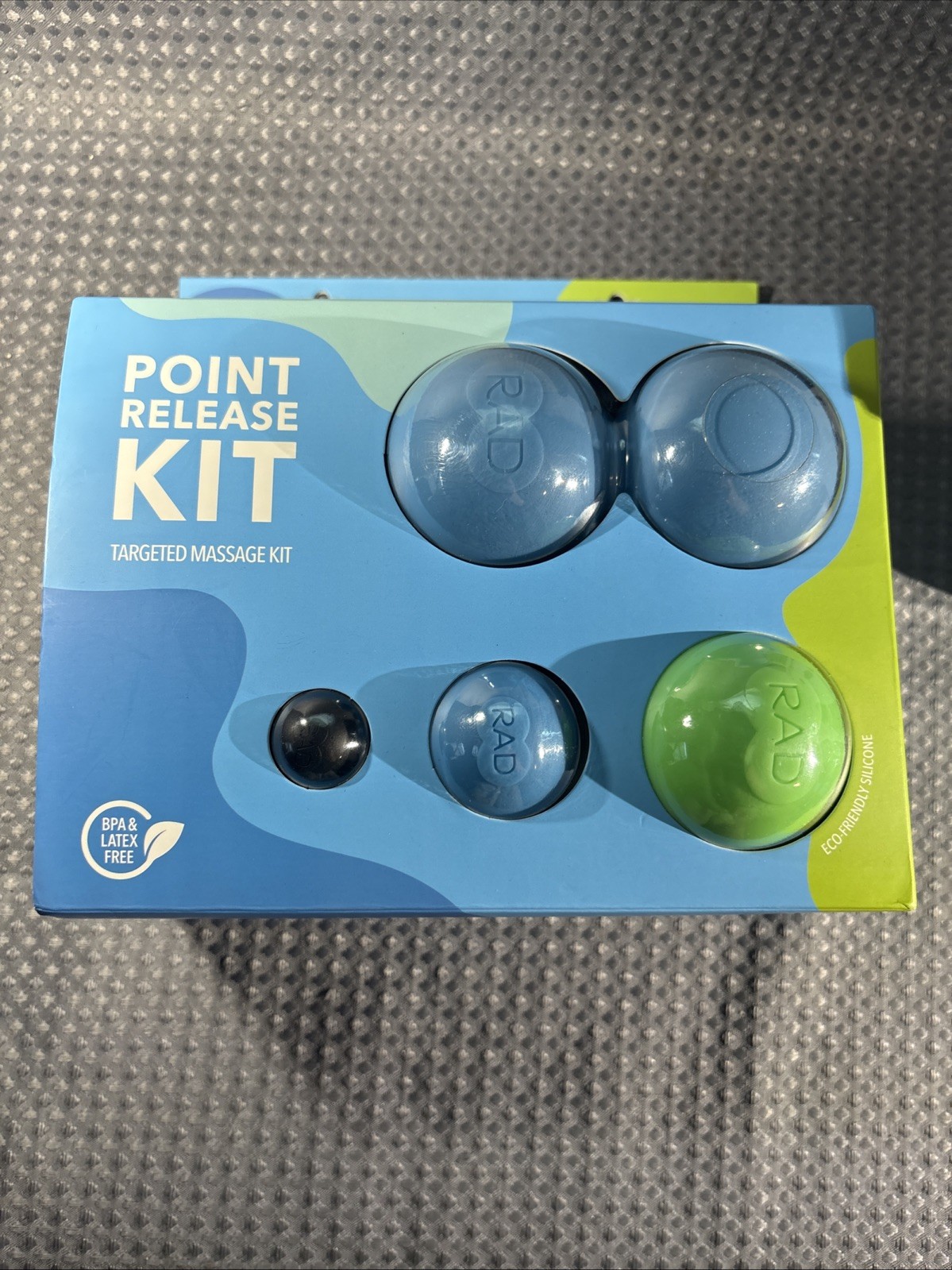 Point Release Kit / 5-in-1 Massage Tool Kit with Block, Massage Balls and Peanu