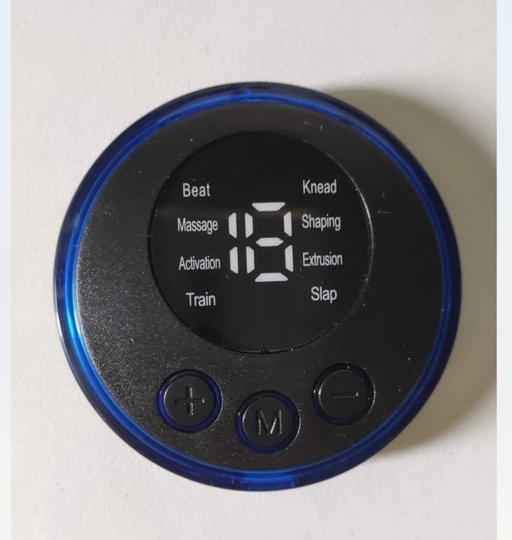 Portable Mini Electric Neck Back Massager Whole Body Massage Stimulator +Remote