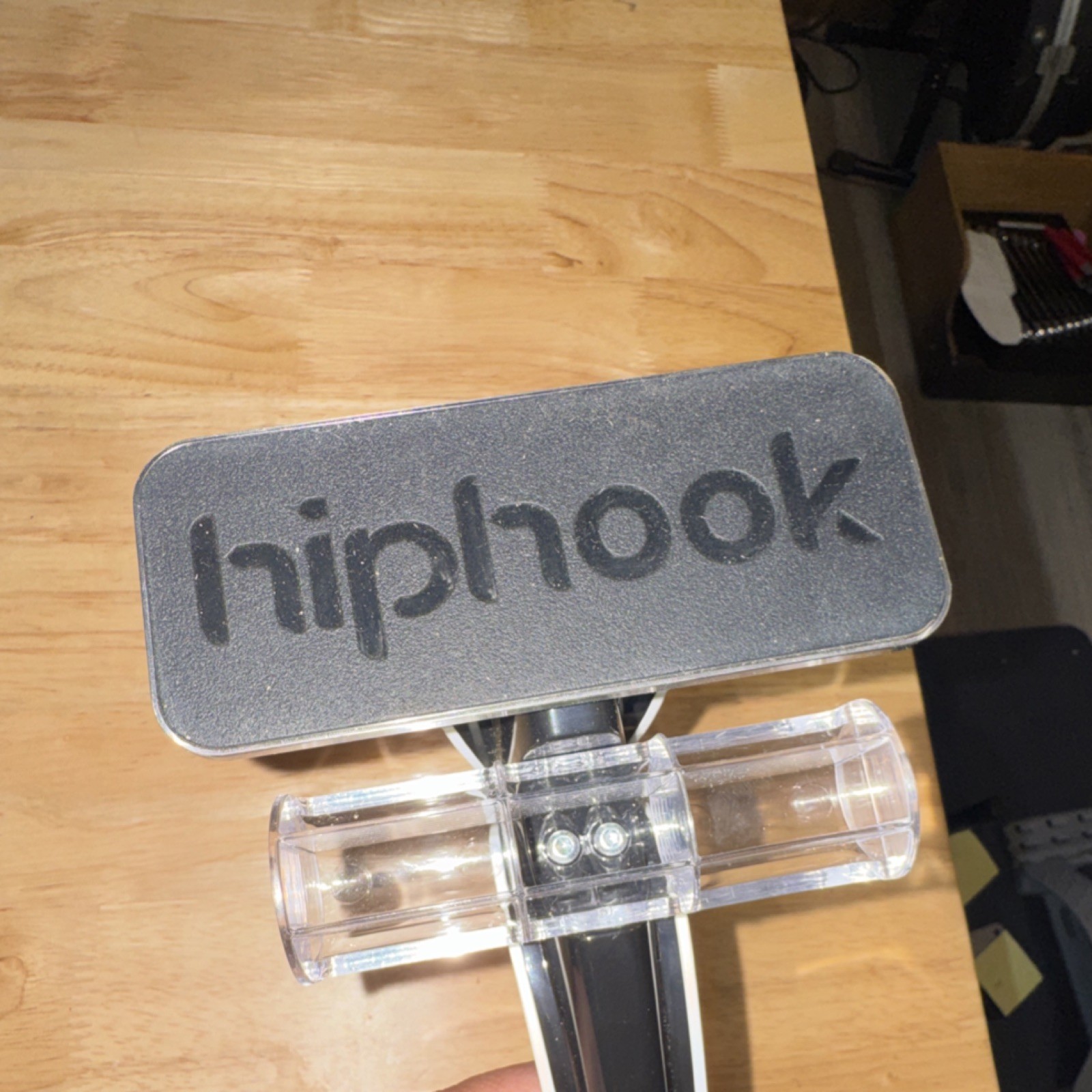hiphook Trigger Point Massager for Hip & Back Handheld Black/White