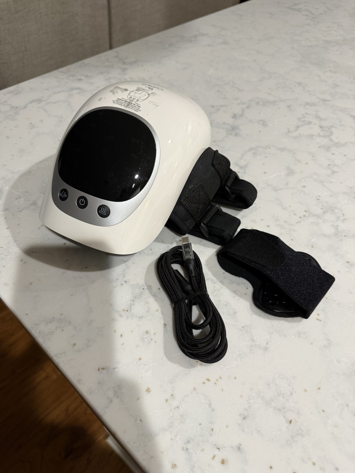 Knee Massager with Heat And Red Light Therapy, No Box, Rechargeable Cordless