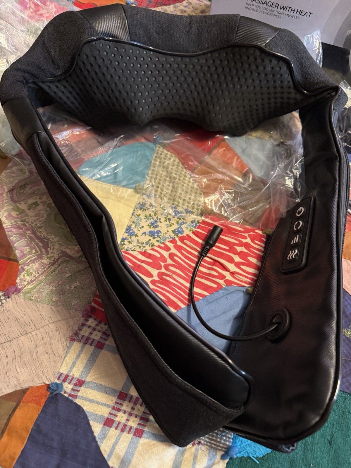 Mirakel Shiatsu Neck & Back Massager with Heat -Deep Tissue Neck,Back & Shoulder