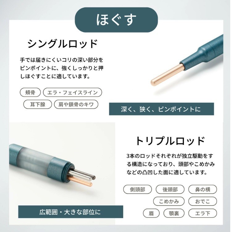 COREFIT The FACE POiNTER GRAVITY Face and Massager with Acupressure Japan