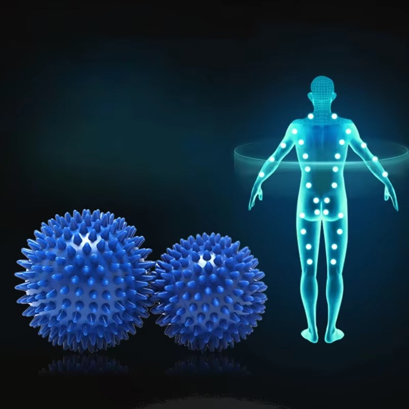 7cm Spiky Massage Ball PVC Deep Tissue Foot Roller Plantar Fasciitis Relief