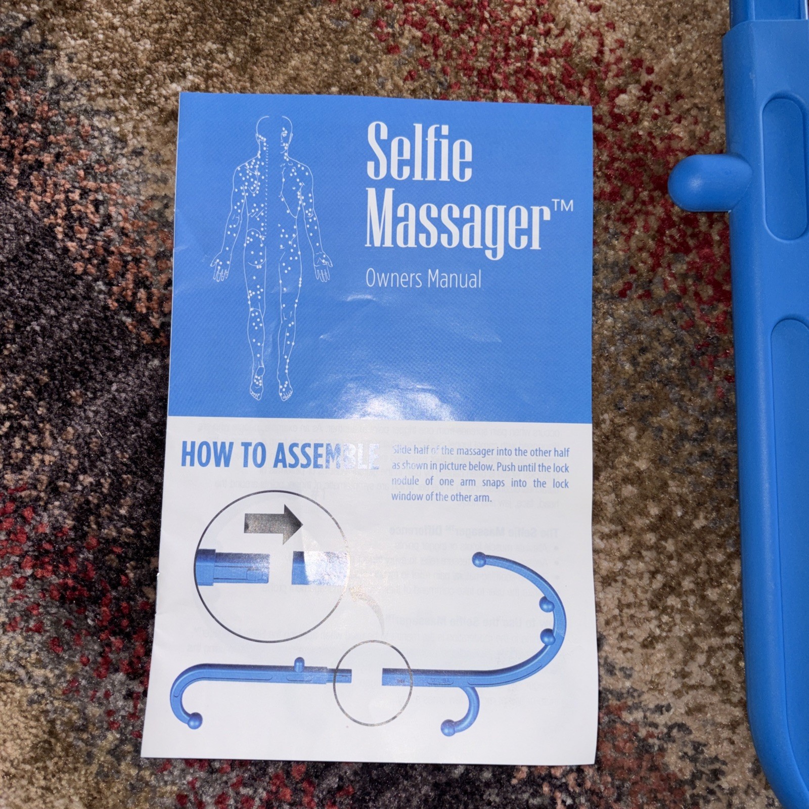 Selfie Massager With Owners Manual Instructions New
